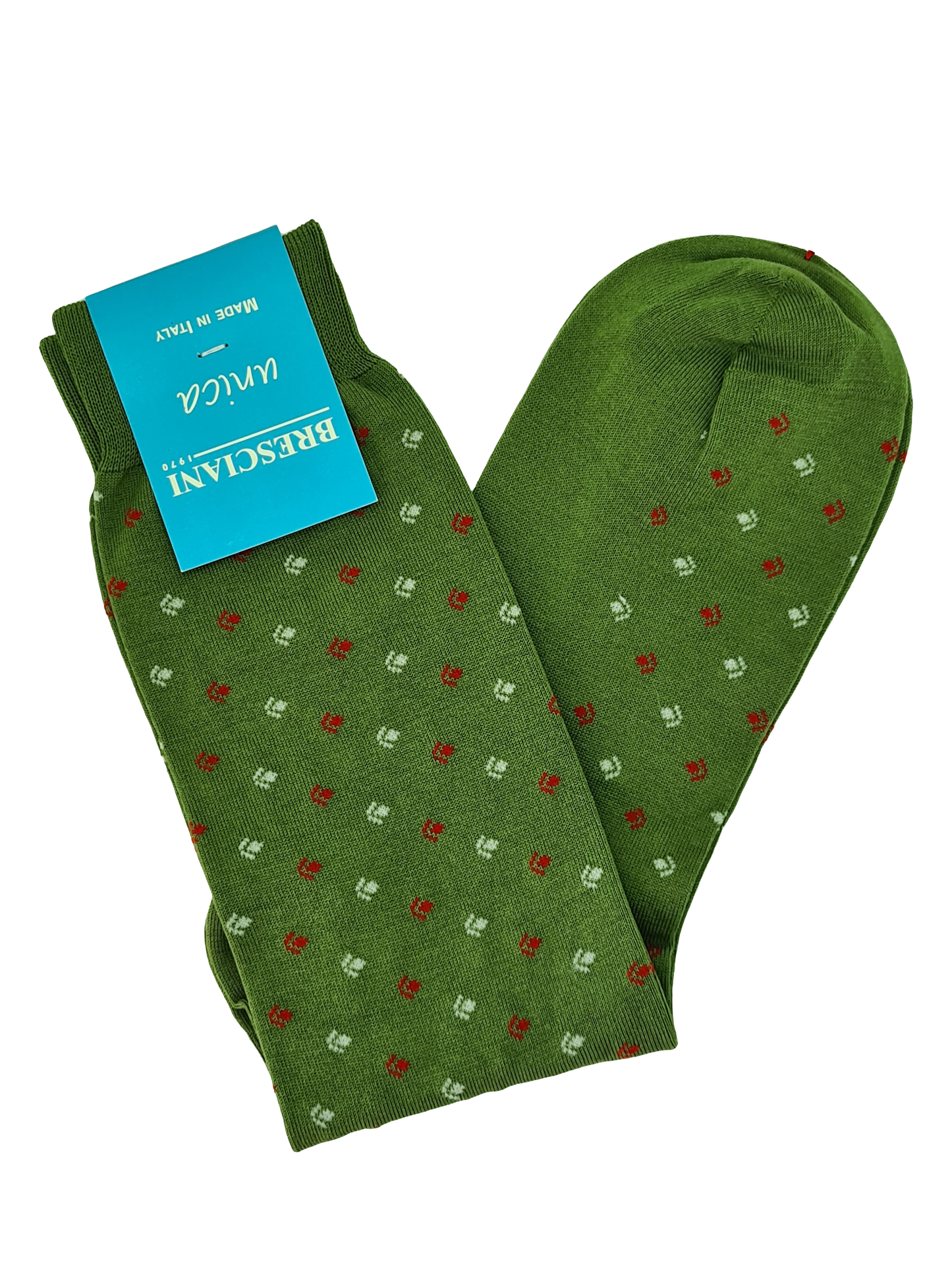 Bresciani socks, patterned, one size