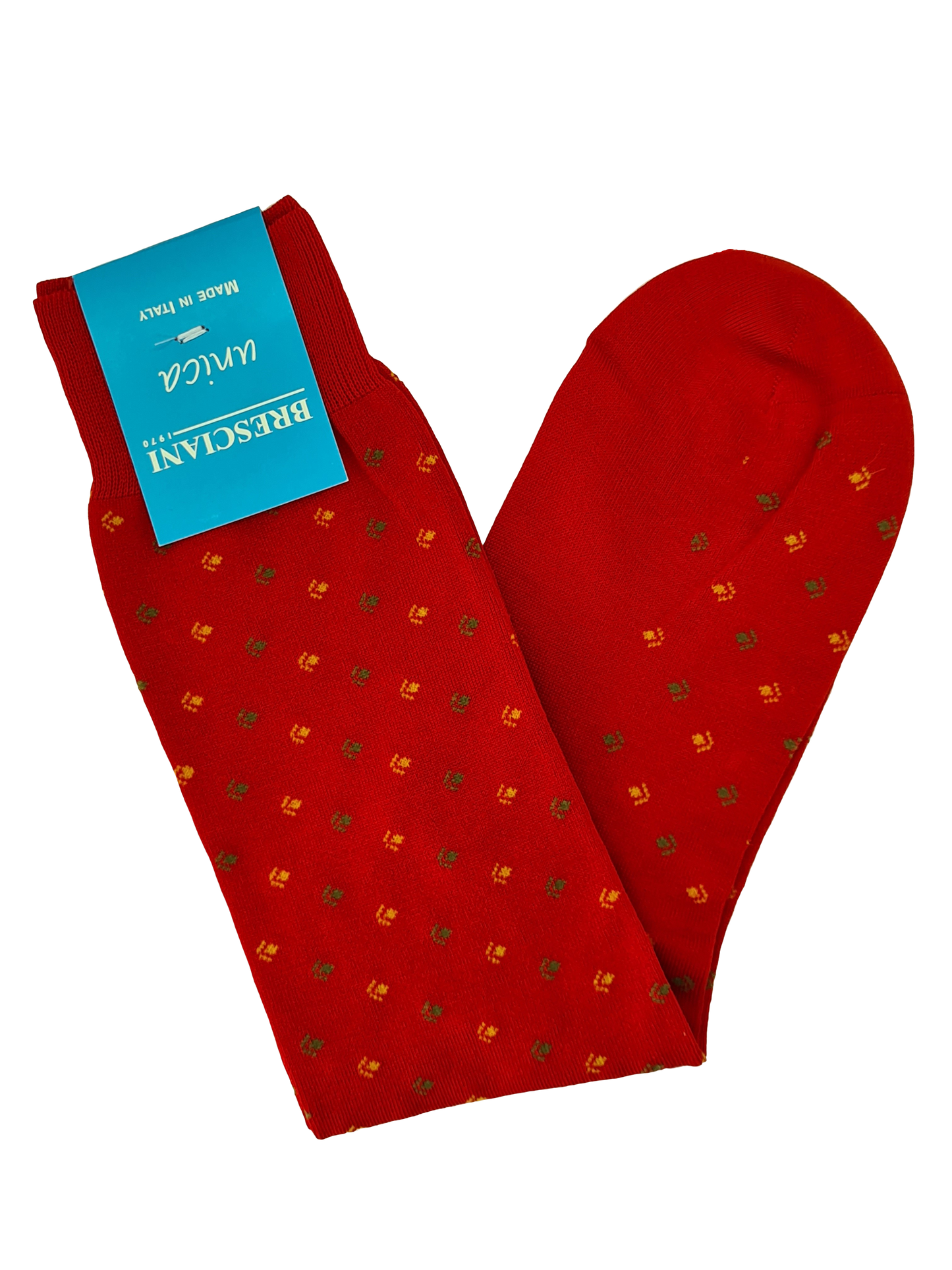 Bresciani socks, patterned, one size
