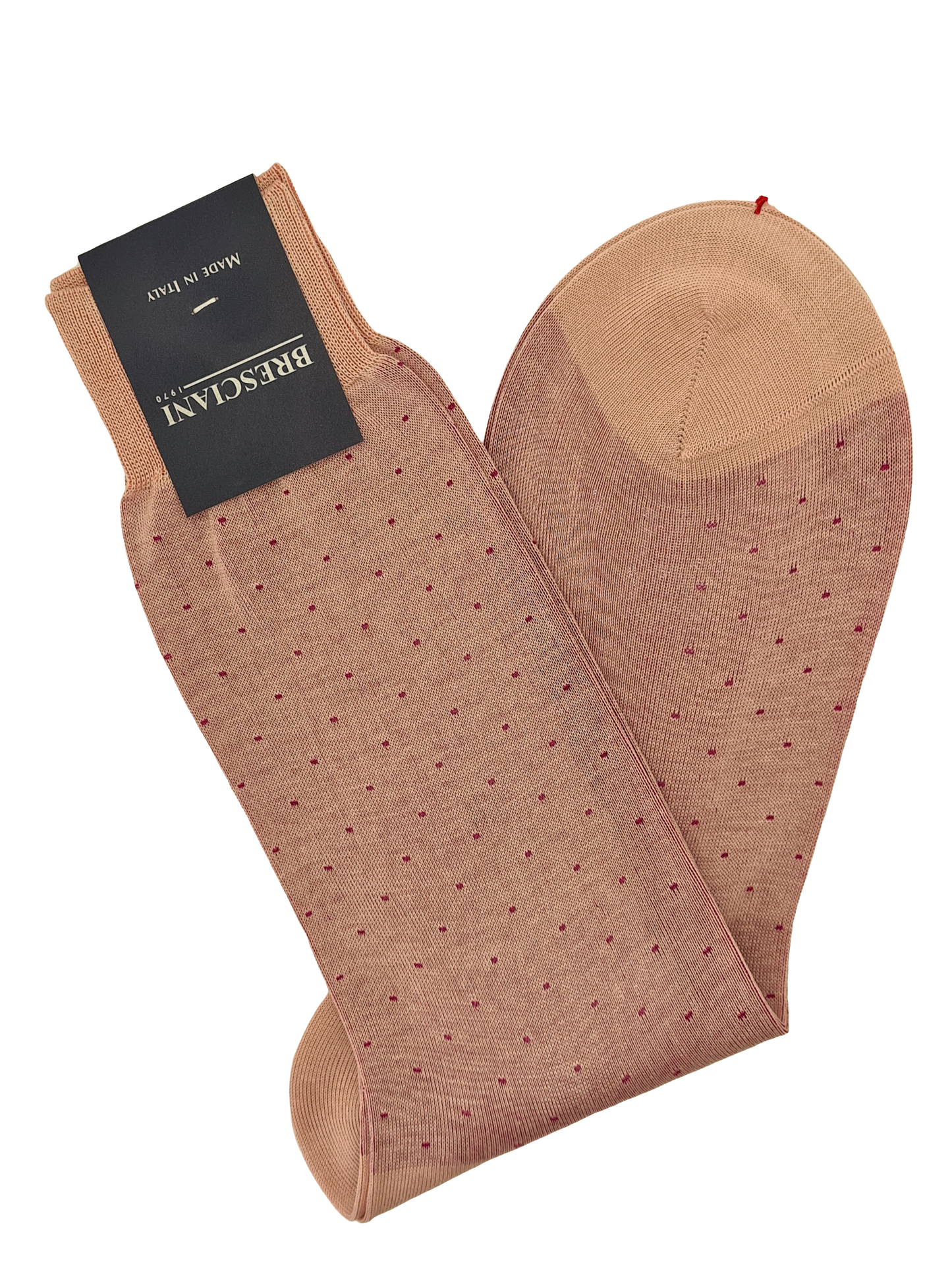 Bresciani Socken mit Pin-Dots, Baumwolle