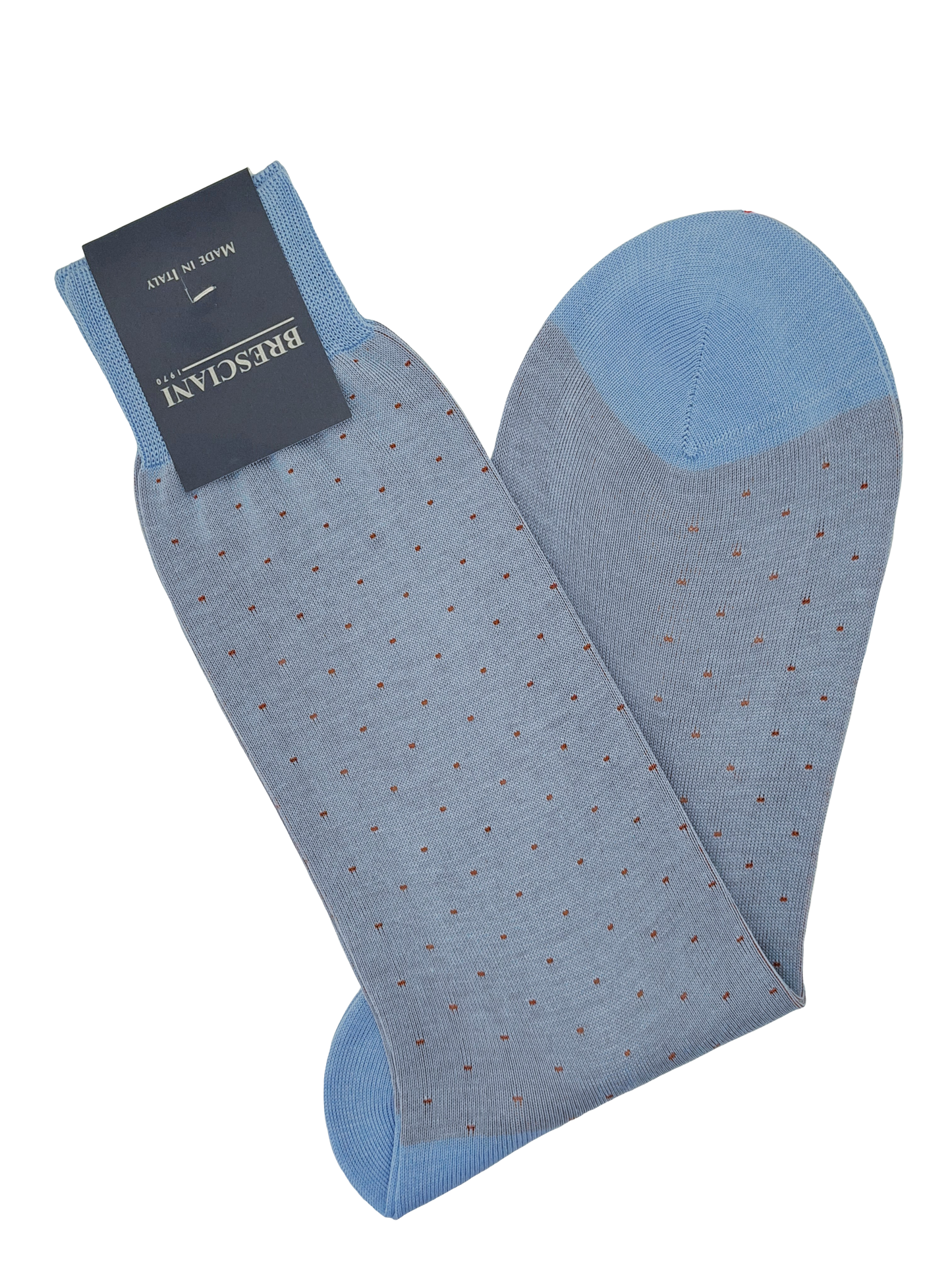Bresciani Socken mit Pin-Dots, Baumwolle