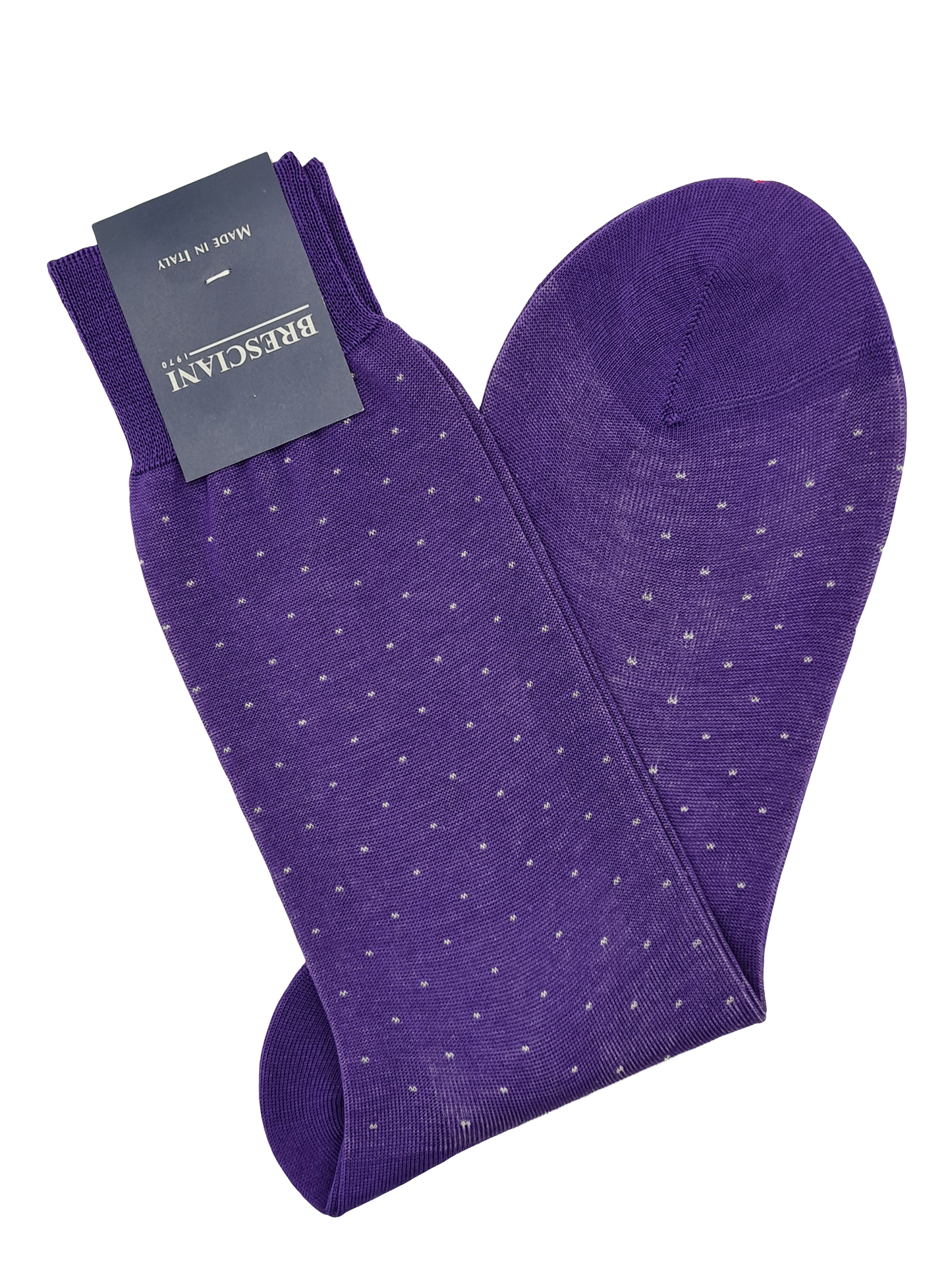 Bresciani Socken mit Pin-Dots, Baumwolle