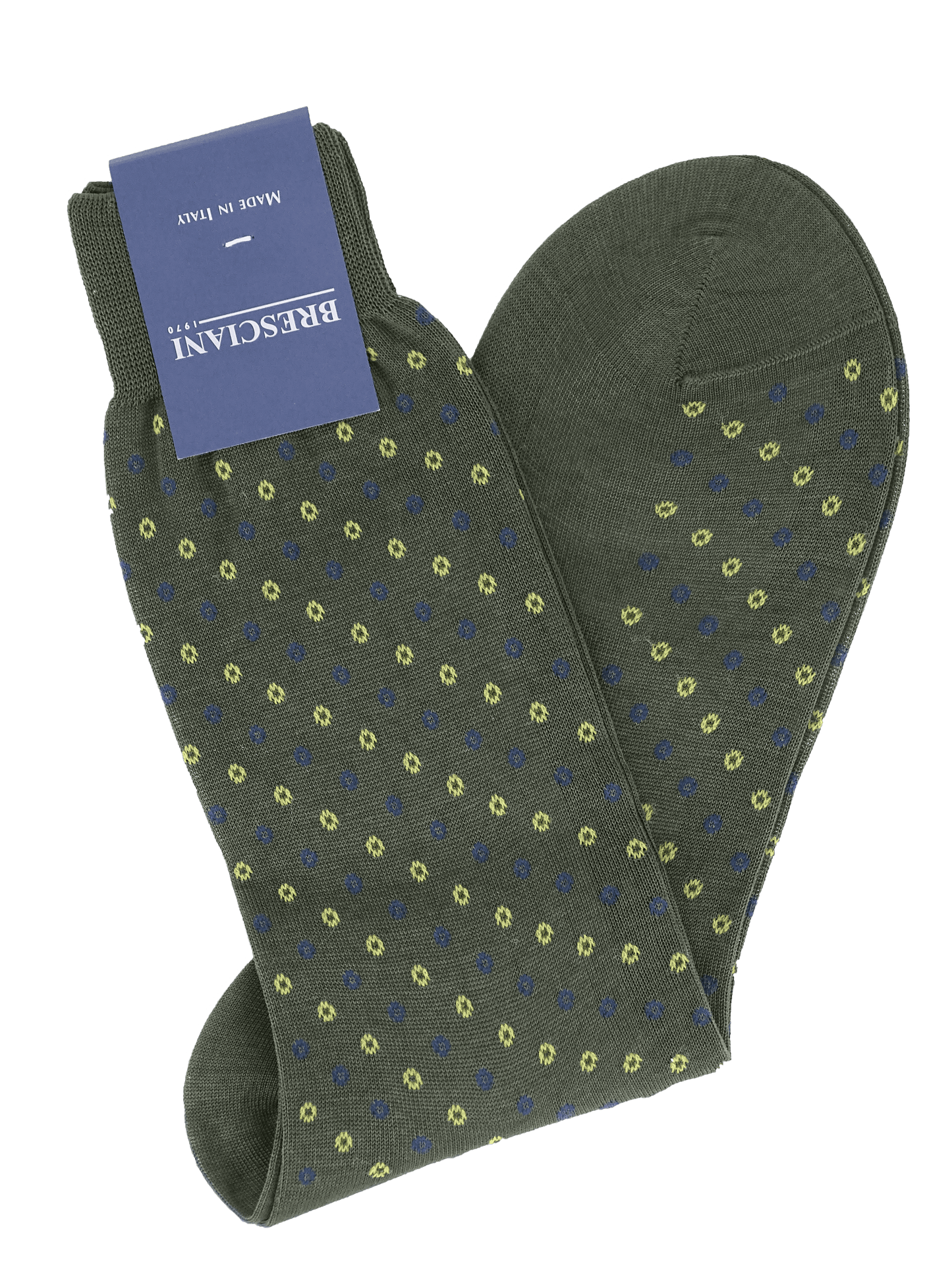 Bresciani Socken mit Muster aus kleinen Kreisen