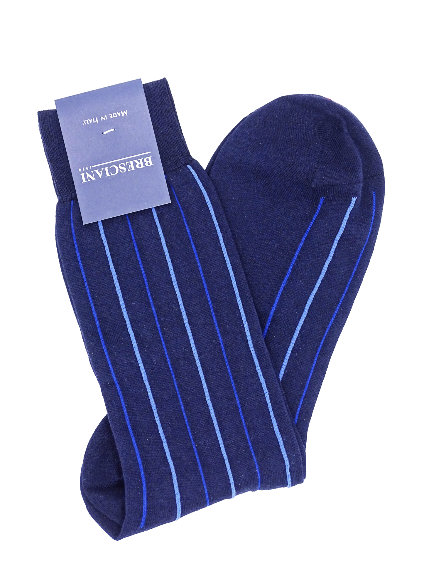Bresciani Socken mit zweifarbigen Streifen