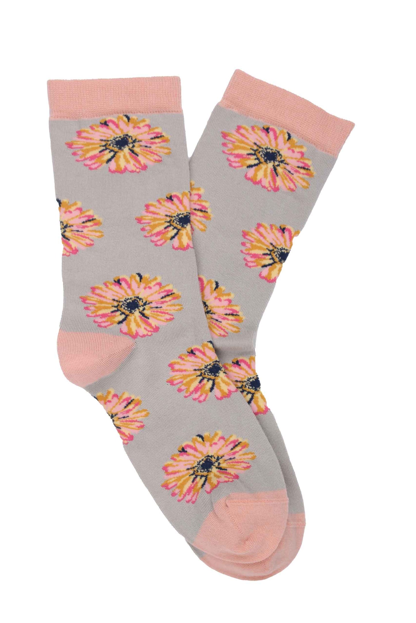 Pedemeia Damensocken mit Blumen