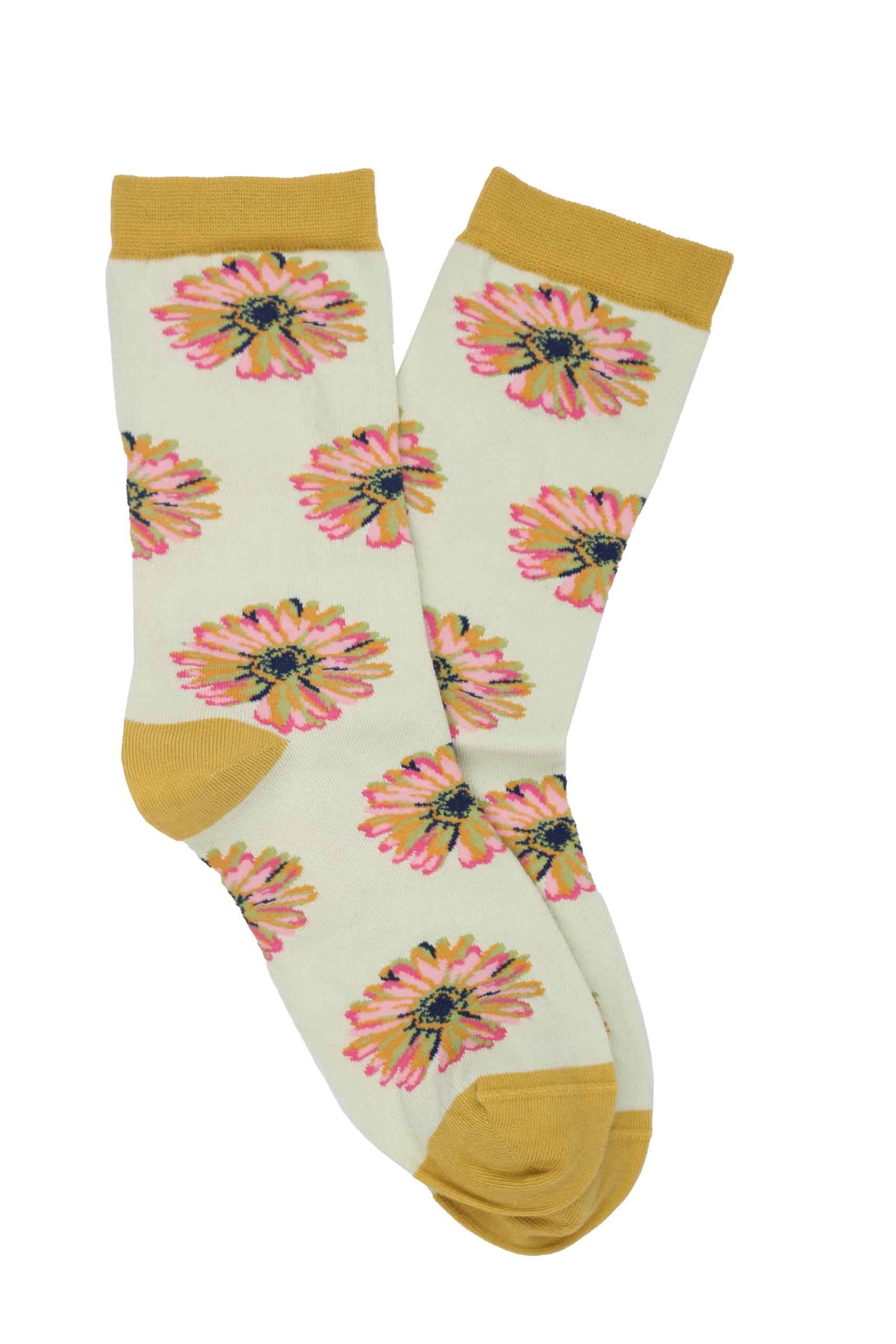 Pedemeia Damensocken mit Blumen
