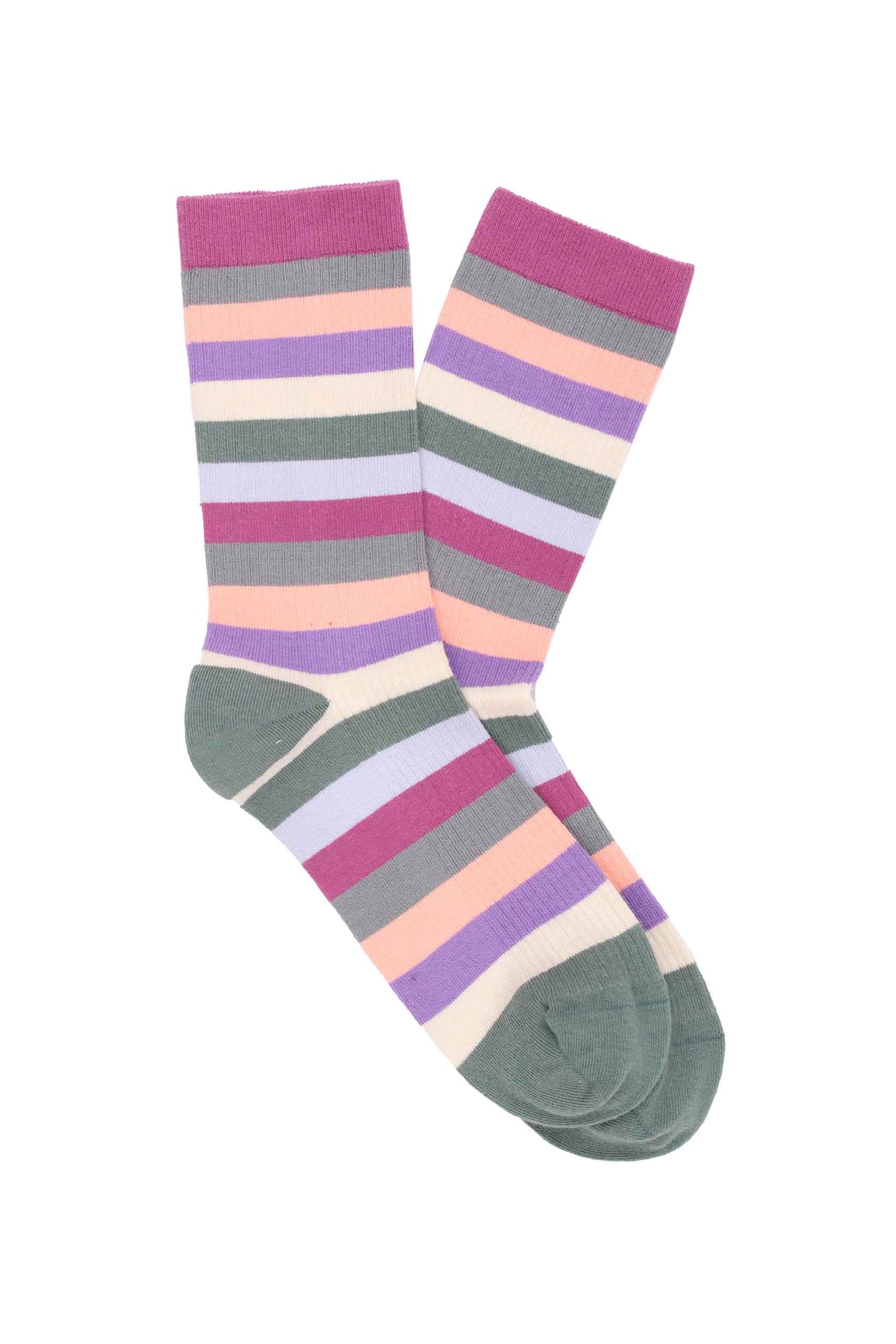 Pedemeia Damensocken bunt gestreift