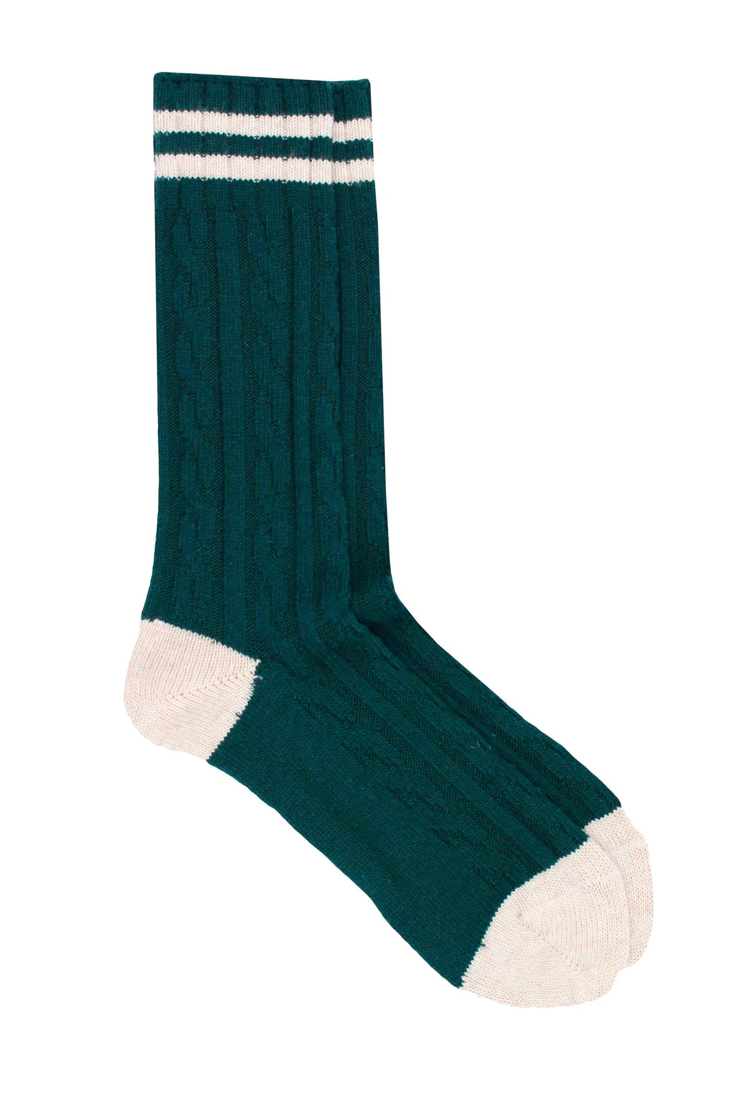 Pedemeia Herren-Wintersocken mit Zopf-Muster