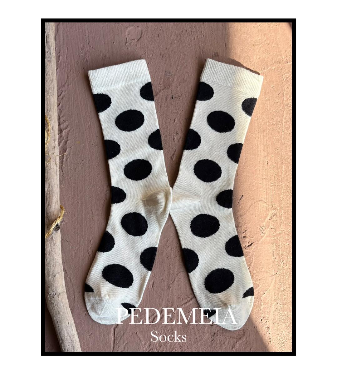 Pedemeia Damensocken Big Dots