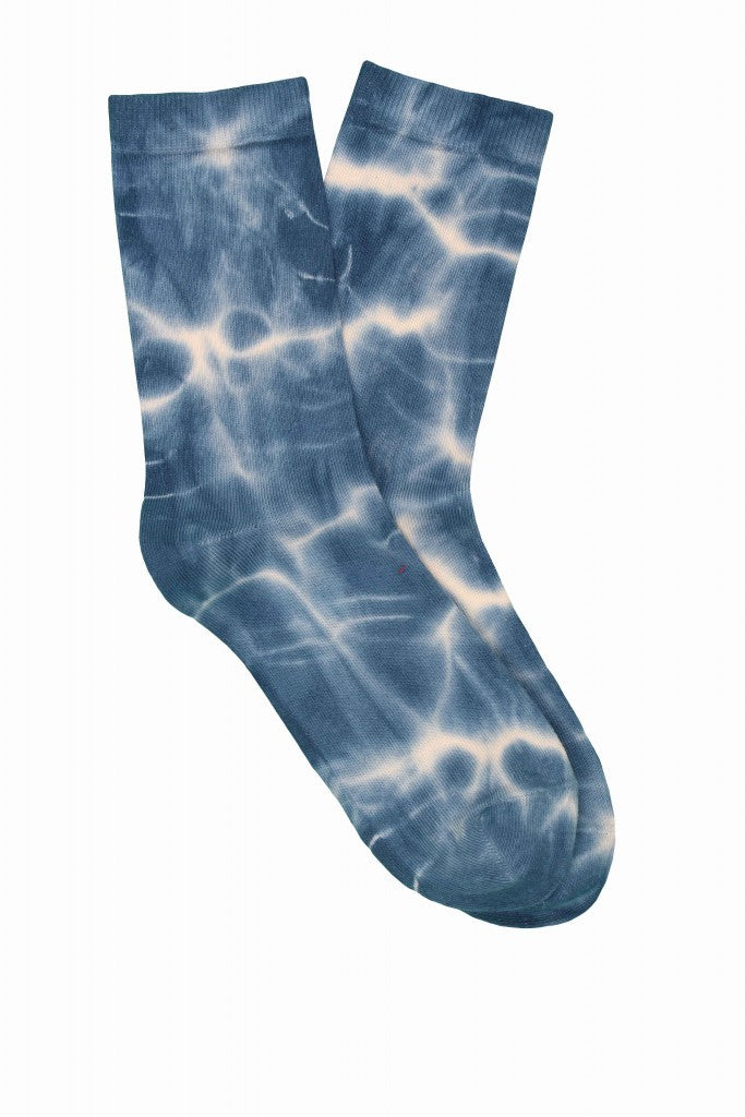 Pedemeia Damen-Socken, Tie Dye-/Batik-Optik, Bio-Baumwoll-Mix