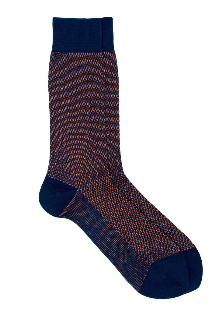 Pedemeia Herrensocken mit Rautenmuster