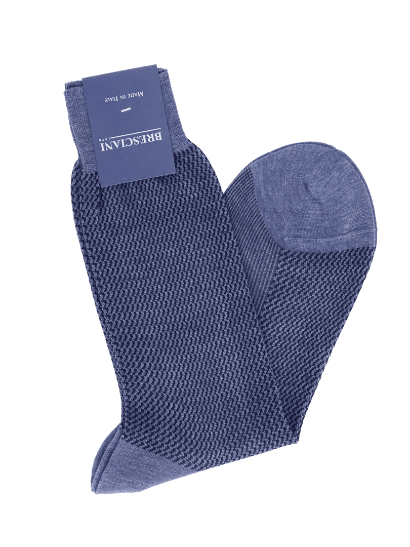 Bresciani Socken mit Jacquard-Muster