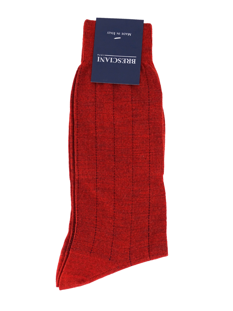 Bresciani Socken mit dezenten Streifen