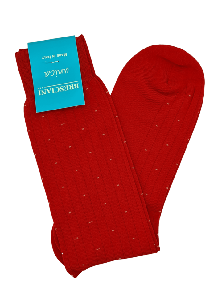 Bresciani Socken mit Pünktchen, One-Size