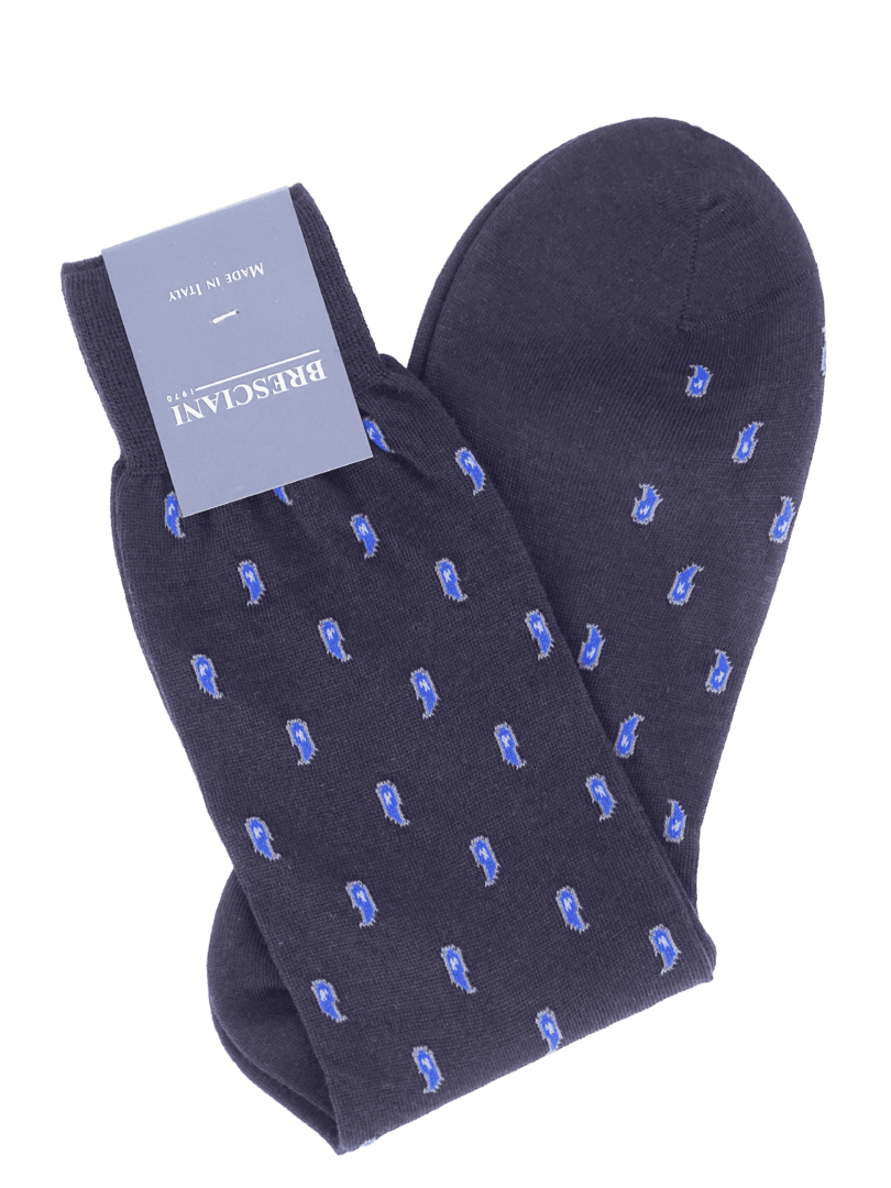 Bresciani Socken mit Paisley-Muster
