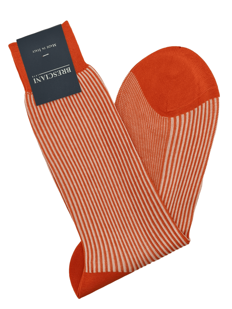 Bresciani Socken mit Streifen