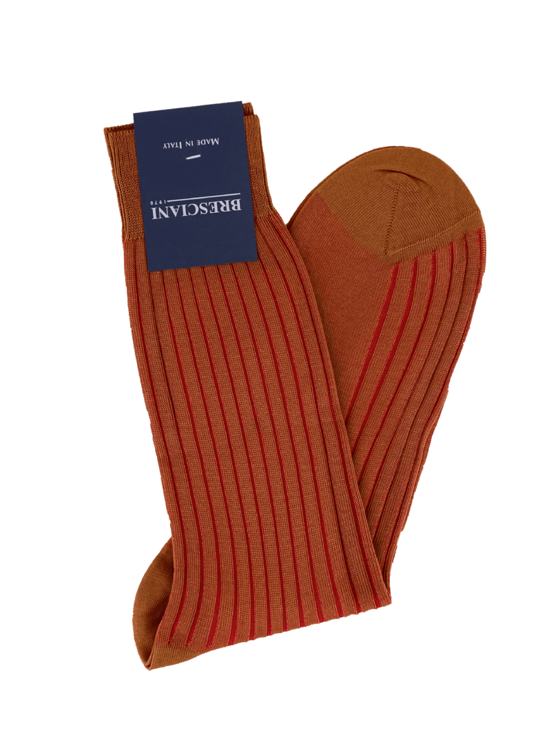 Bresciani Socken gestreift mit Shadow-Effekt