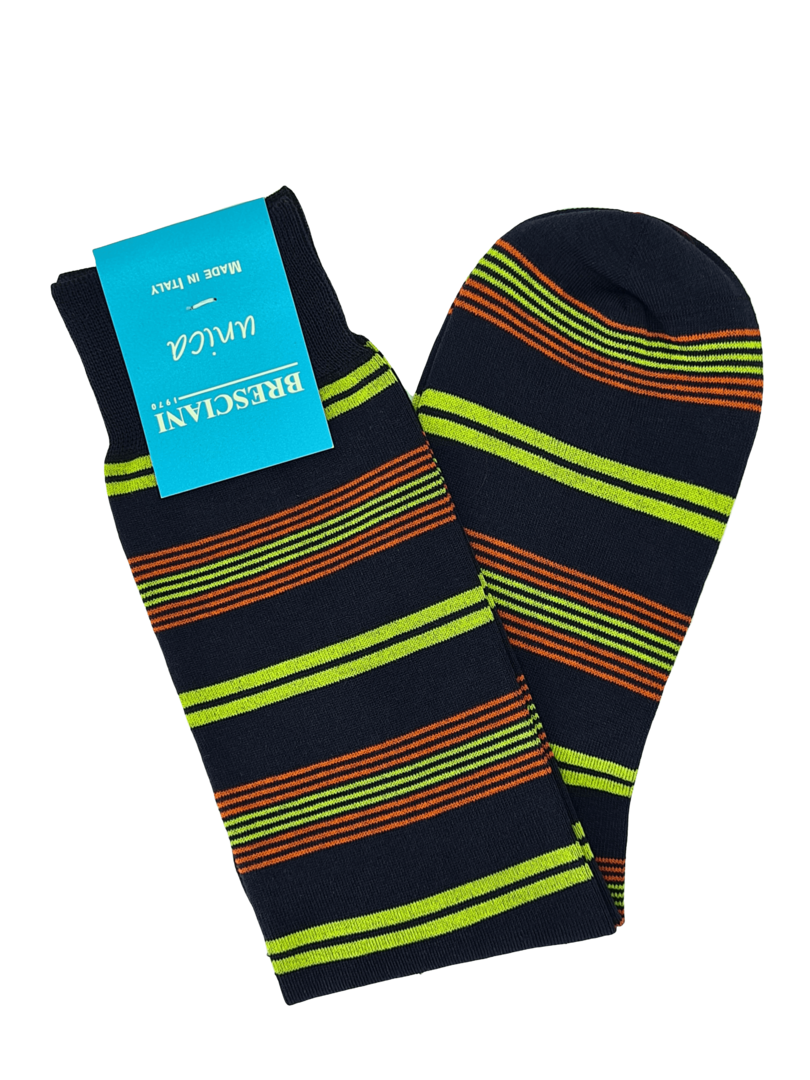 Bresciani Socken, geringelt, One-Size