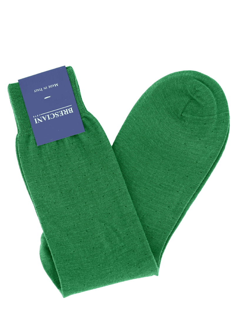 Bresciani Socken mit Pin-Dots, Wolle