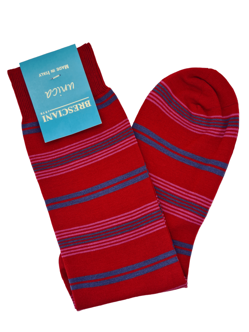 Bresciani Socken, geringelt, One-Size