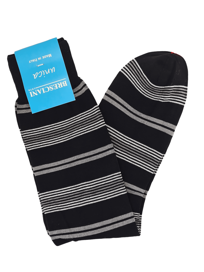 Bresciani Socken, geringelt, One-Size