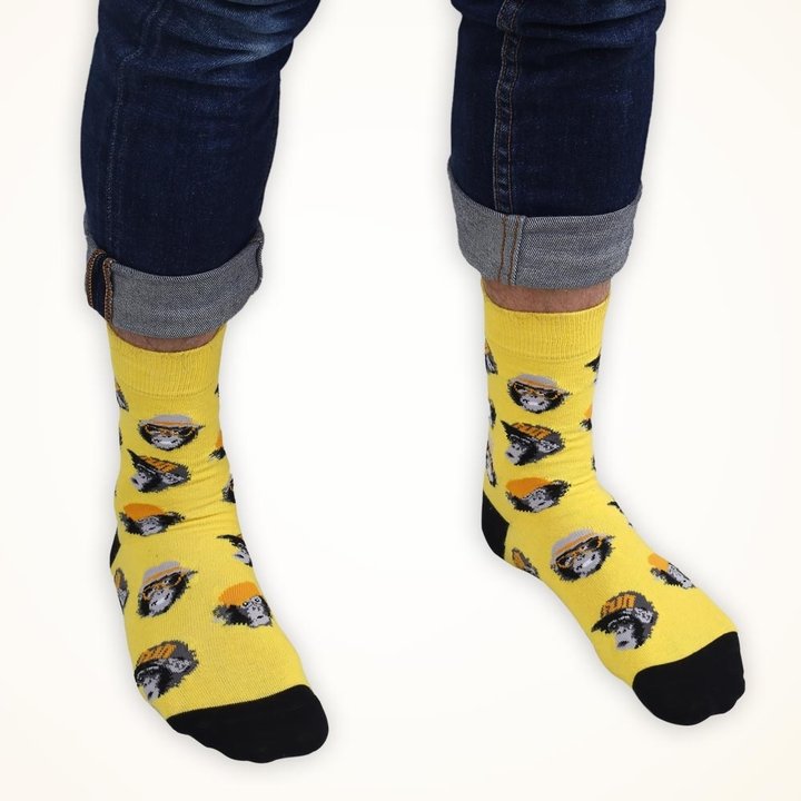 Color Cool Herren-Socken "Monkey", One-Size