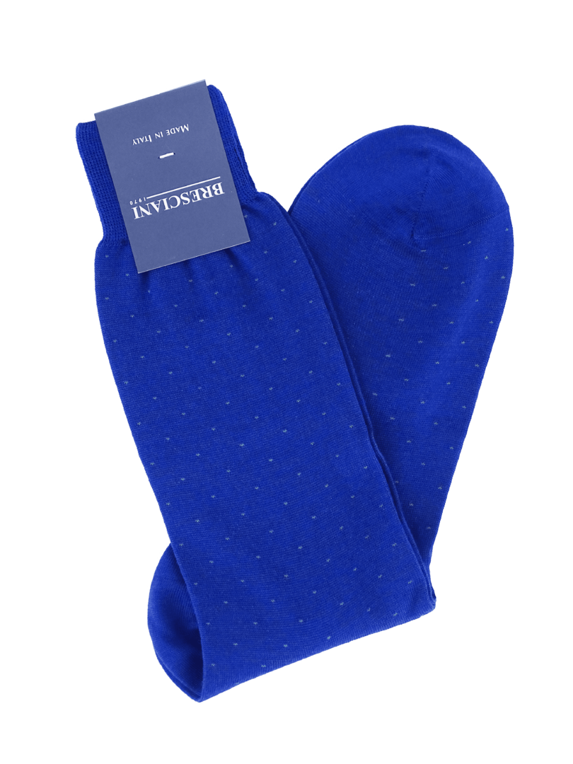 Bresciani Socken mit Pin-Dots, Wolle