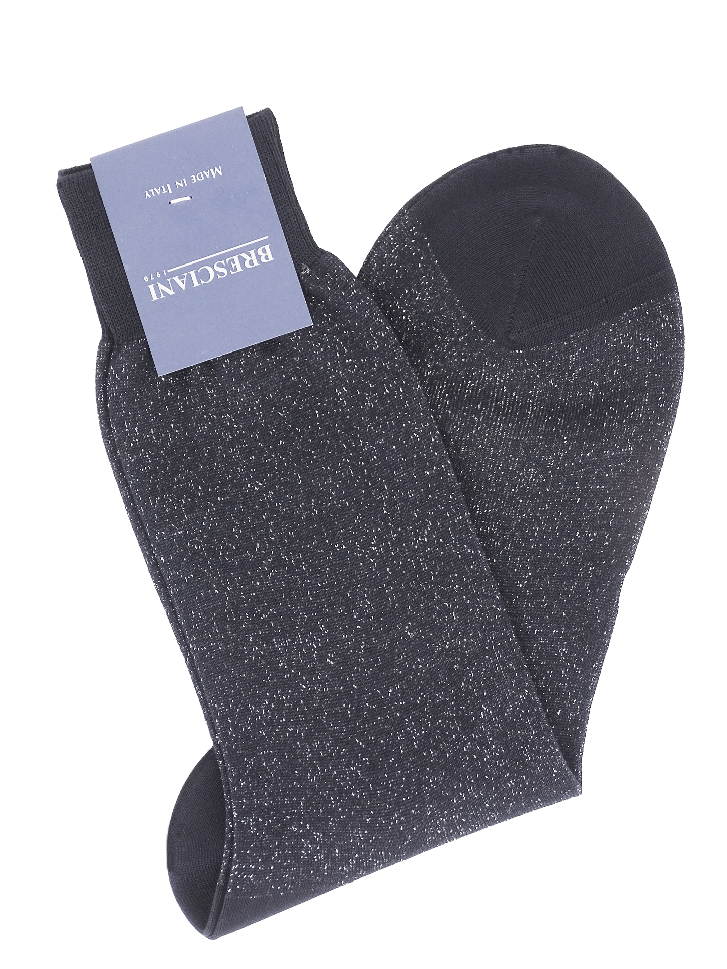 Bresciani Socken mit Lurex-Faden und Glitzer-Effekt