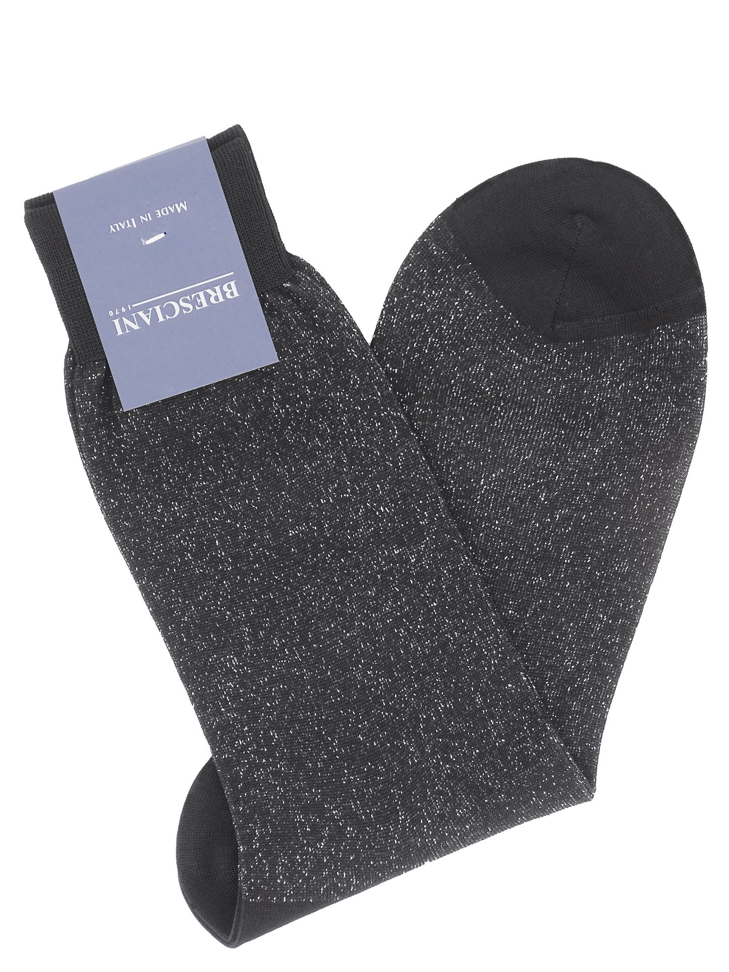 Bresciani Socken mit Lurex-Faden und Glitzer-Effekt