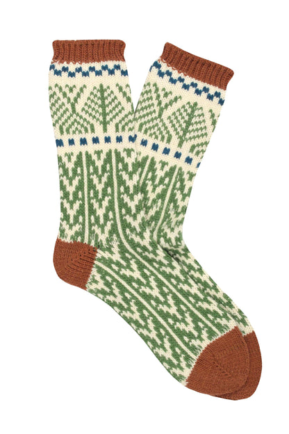 Pedemeia Damen Wintersocken mit Norweger-Muster