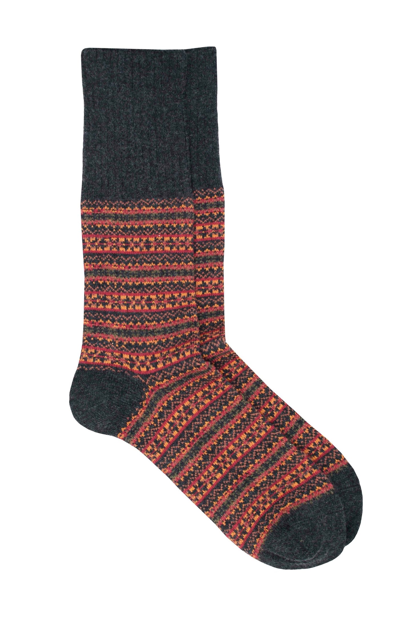 Pedemeia men's winter socks with Norwegian pattern, one size (39-45) 