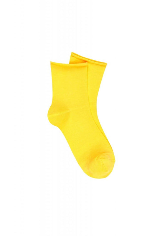 Pedemeia Damen-Socken mit Rollrand, uni-farben