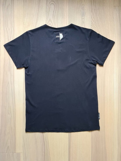 Erdbär Worldchanger T-Shirt black, white bear logo
