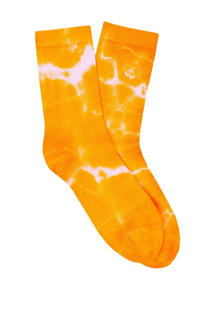 Pedemeia Damen-Socken, Tie Dye-/Batik-Optik, Bio-Baumwoll-Mix