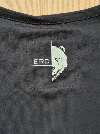 Erdbär Worldchanger T-Shirt black, white bear logo