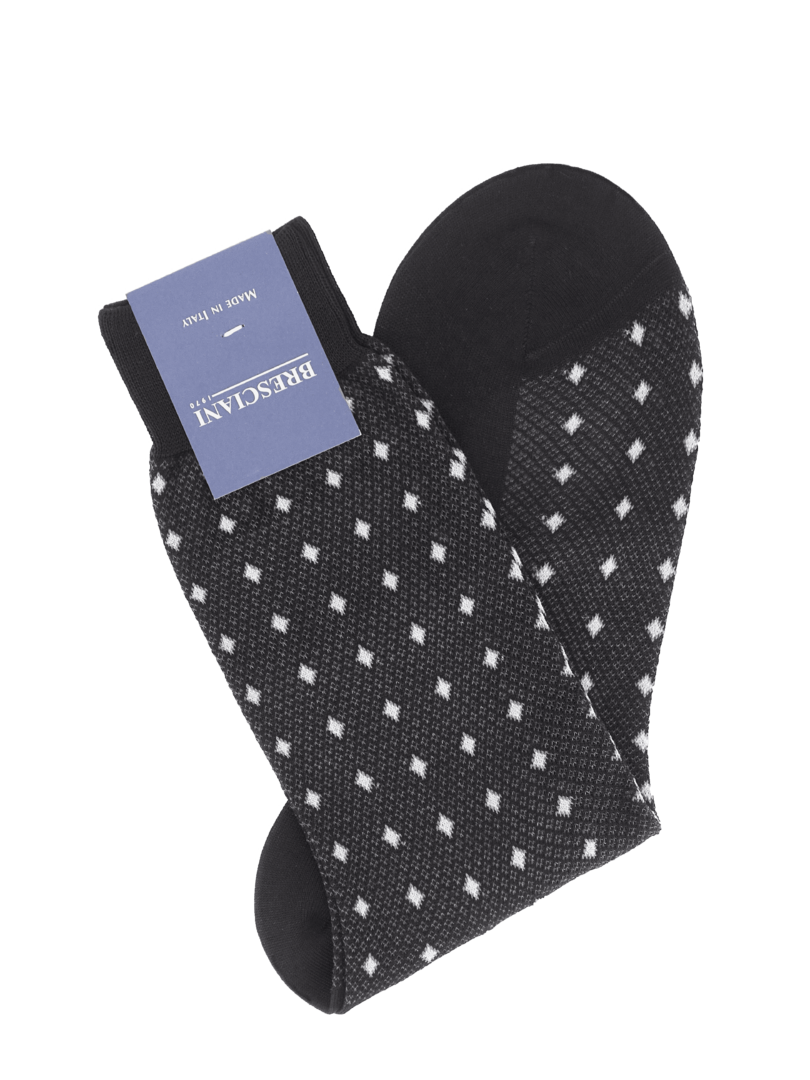 Bresciani Socken mit Diamanten-Muster