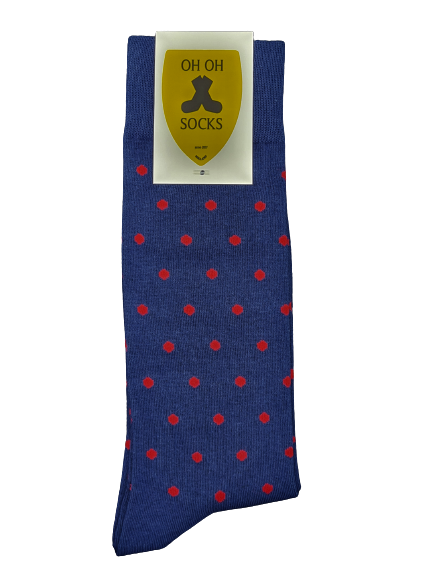 OH OH Socks, Herren-Socken mit Punkten, One-Size