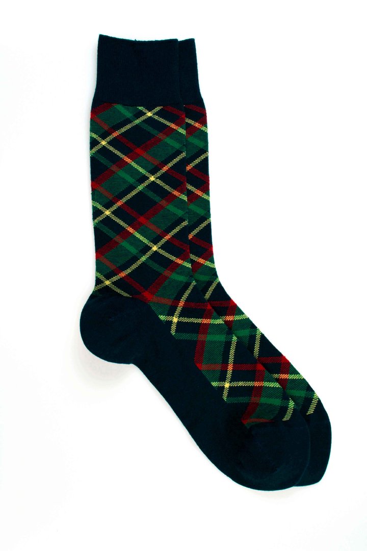 Pedemeia men's socks with modern argyle pattern 