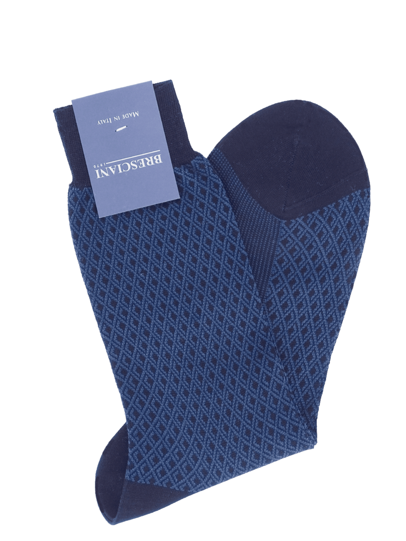 Bresciani Socken mit Rauten-Muster