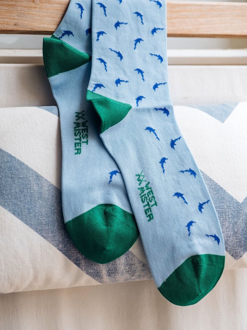 West Mister socks "Dolphins" 