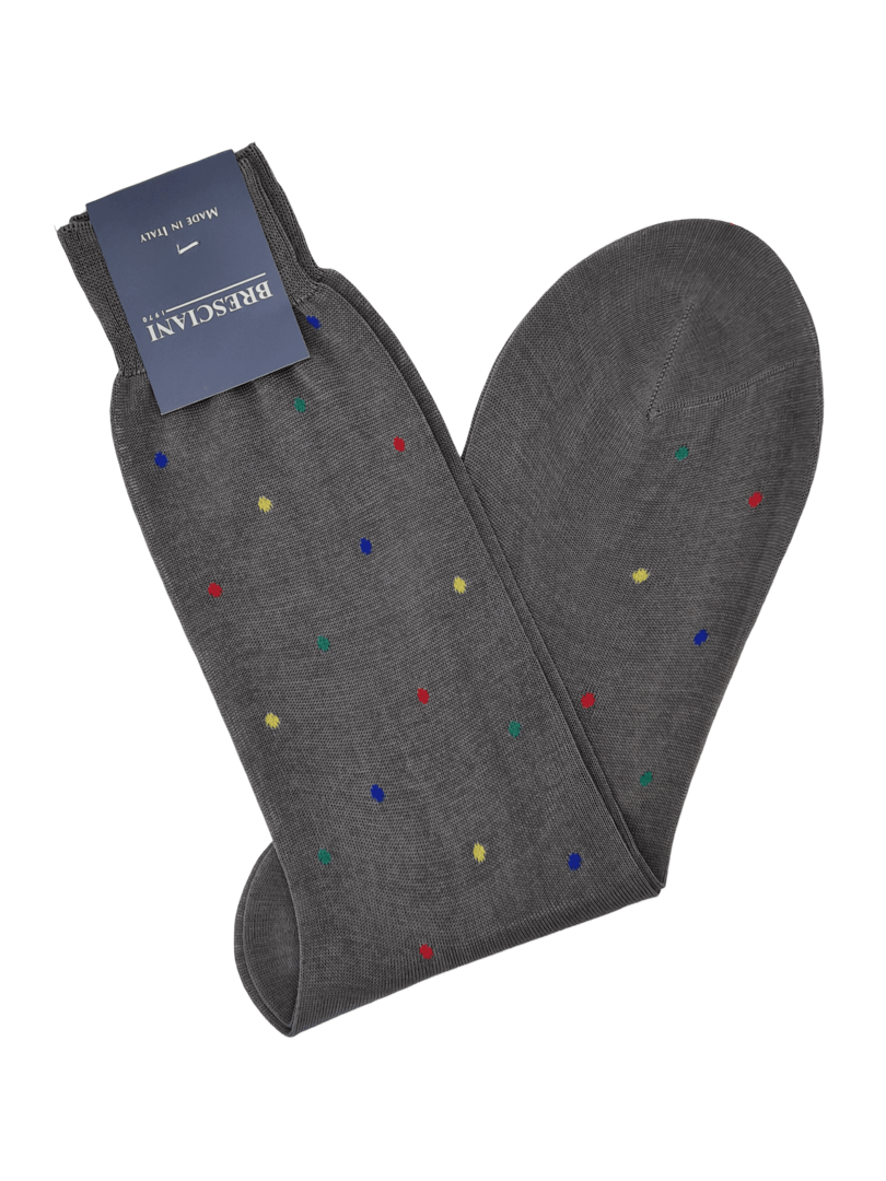 Bresciani Socken mit bunten Punkten