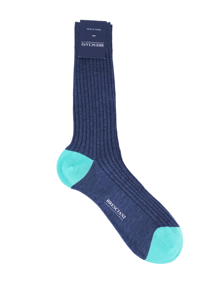 Bresciani Socken, breit gerippt