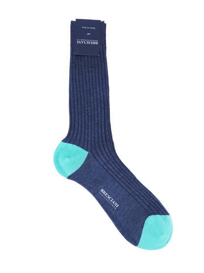 Bresciani Socken, breit gerippt