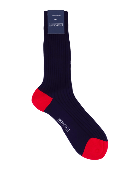 Bresciani Socken, breit gerippt