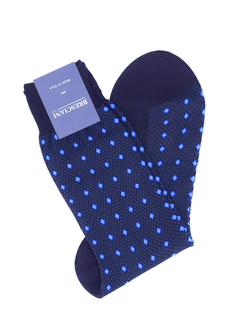 Bresciani Socken mit Diamanten-Muster