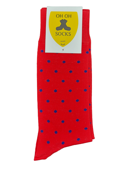OH OH Socks, Herren-Socken mit Punkten, One-Size