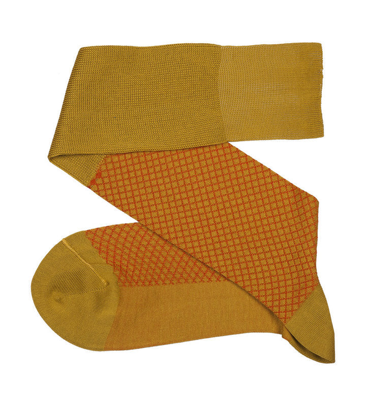Viccel knee socks with fishnet pattern 