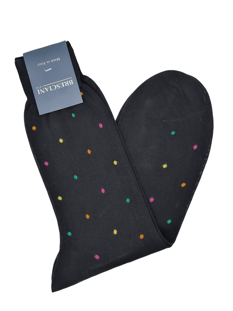 Bresciani Socken mit bunten Punkten