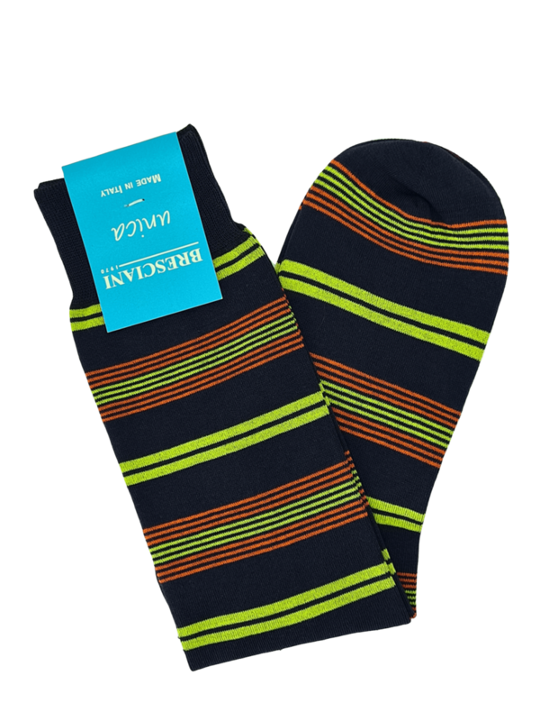 Bresciani Socken, geringelt, One-Size