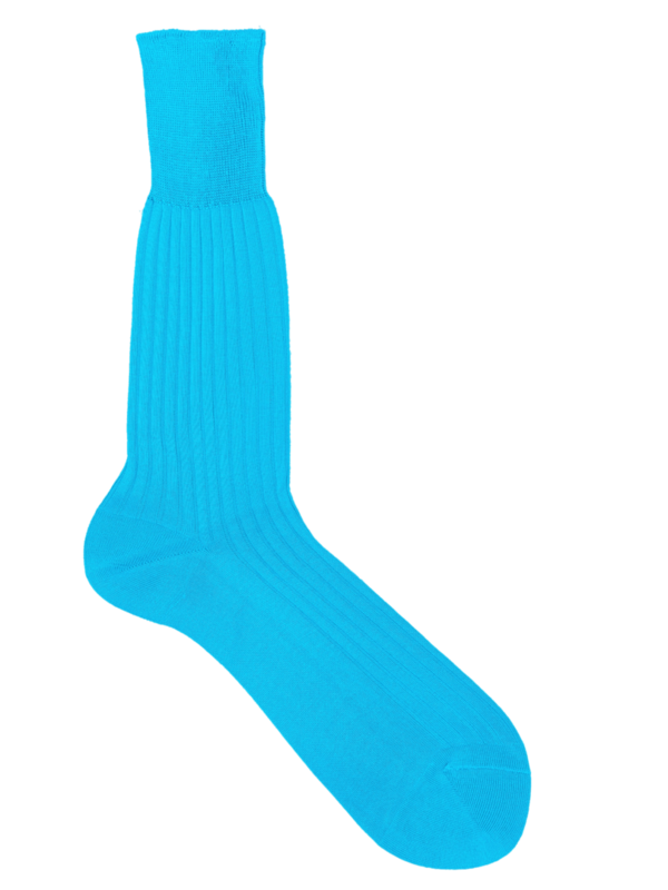 Viccel Socken, uni-farben, gerippt