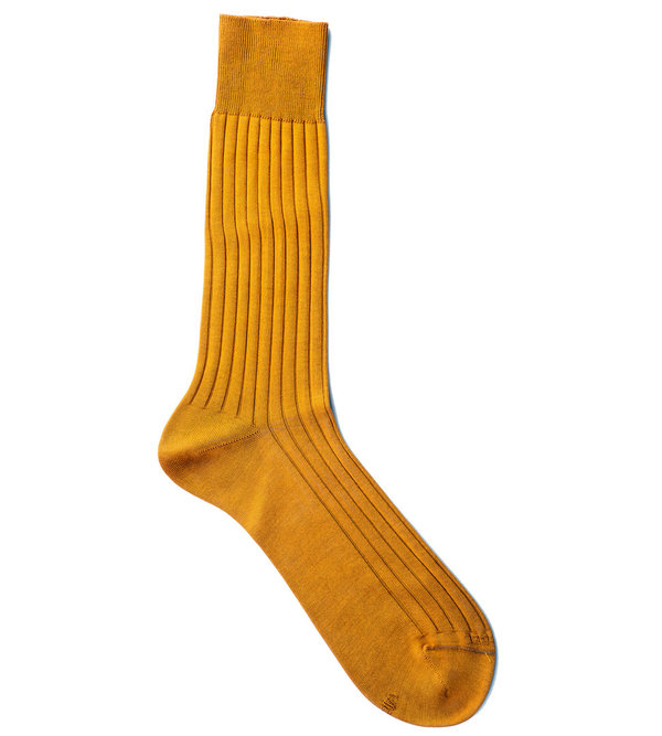 Viccel Socken, uni-farben, gerippt